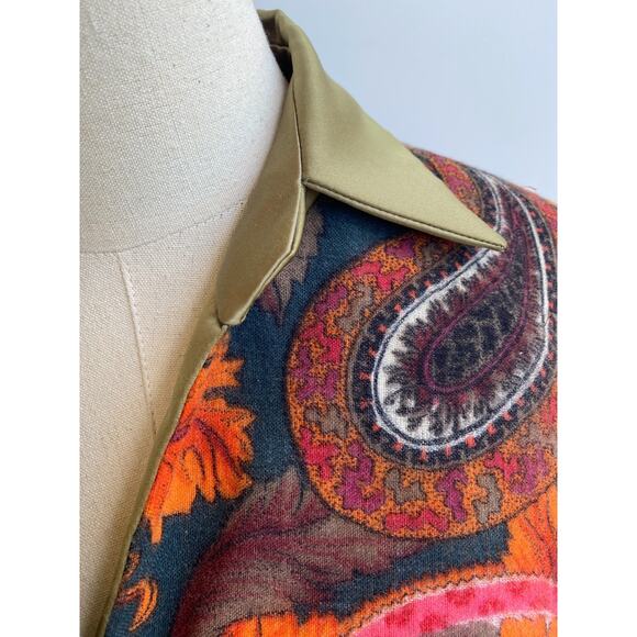 EDOARDO ROCHA Haute Couture Jacket Skirt Suit Two-Piece Set Wool Silk US 4/6 - Picture 3 of 16